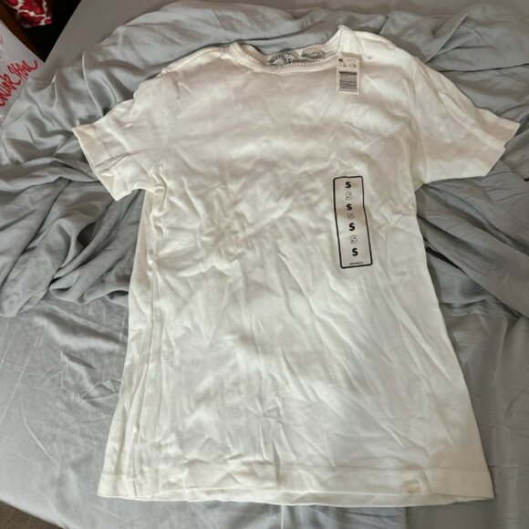 Basic editions Kmart vintage white tshirt NWT S - Picture 1 of 1